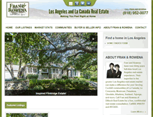 Tablet Screenshot of lacanadarealestate.com